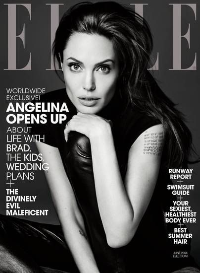 Анджелина Джоли на корицата на "Ел", юни 2014