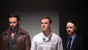 Логан, Ерик Леншер и проф. Чарлз Ксавие в "X-Men: Дни на отминалото бъдеще" (2014)