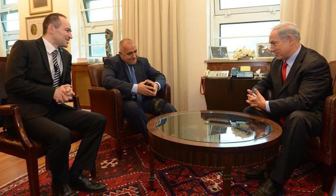 Андрей Ковачев и Бойко Борисов на среща с Бенямин Нетаняху