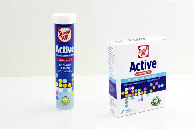 SupraVit Active - разтворими витамини, вече и в таблетки
