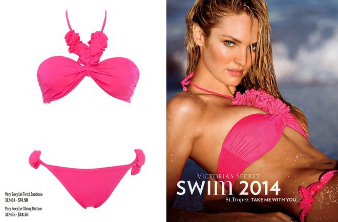 Кандис в розов бански