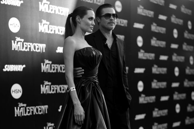 Brad i andzhelina v cherno byalo