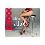Джей Ло в червено на корицата на "Билборд"