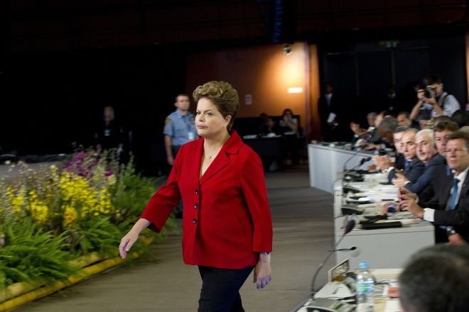 Brazilskata prezidentka dilma rusef