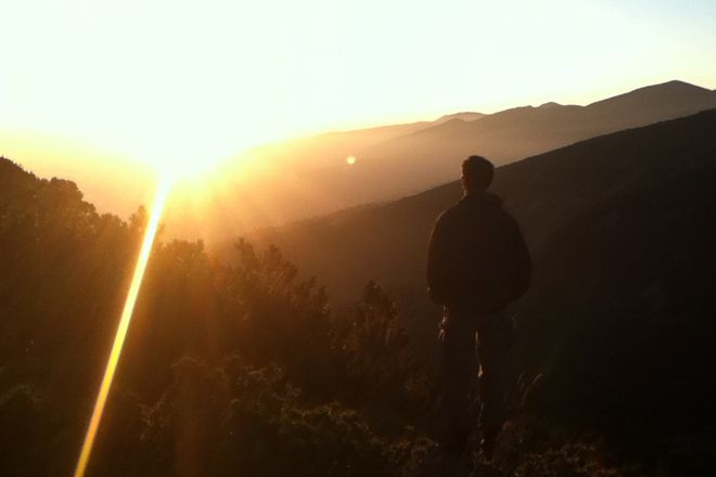 Da posreshtnesh izgreva v planinata