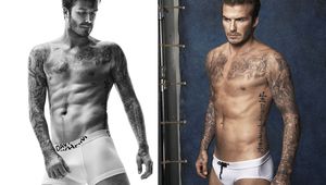 Дейвид Бекъм, черно-бял и в цвят