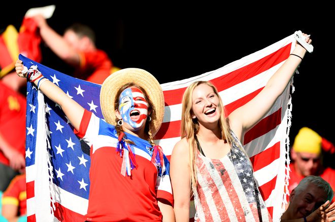 Американски фенки на мондиал 2014