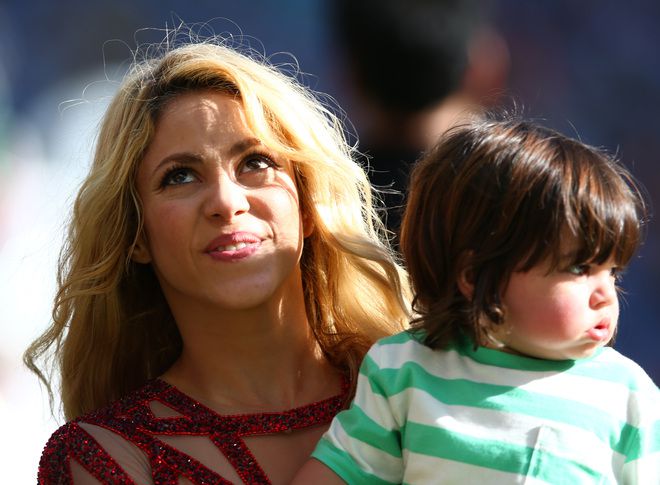 Шакира и малкият Милан на финала на световното