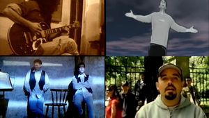 Кадри от клипове на Б.Т.Р., Д2, "Авеню" и "Сленг"