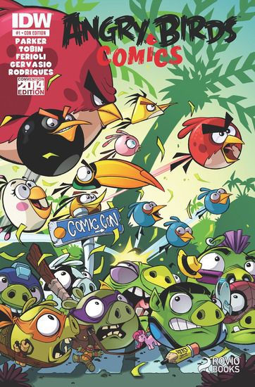 Комиксът Angry Birds за ComicCon 2014