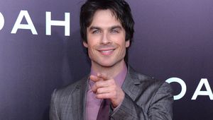 Иън Съмърхолдър на премиерата на "Ной"