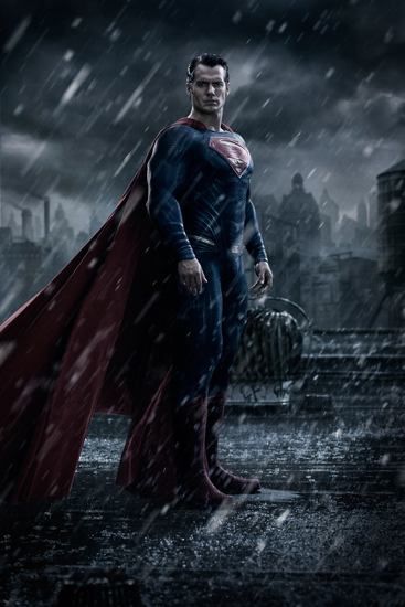 Хенри Кавил като Супермен (срещу Батман)