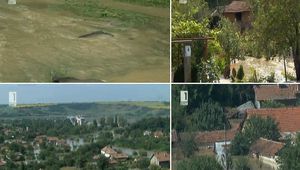 Кадри от наводненията по поречието на река Скът