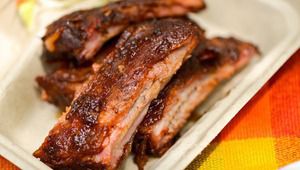 Свински ребърца със соев сос