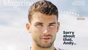 Григор Димитров на корицата на сп. FT