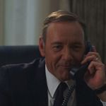 Кевин Спейси като Франк Ъндърууд в клип за рождения ден на Бил Клинтън