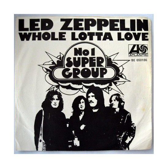 Обложката на Whole lotta love на Zeppelin