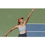 Мария Шарапова в екипа си за US Open