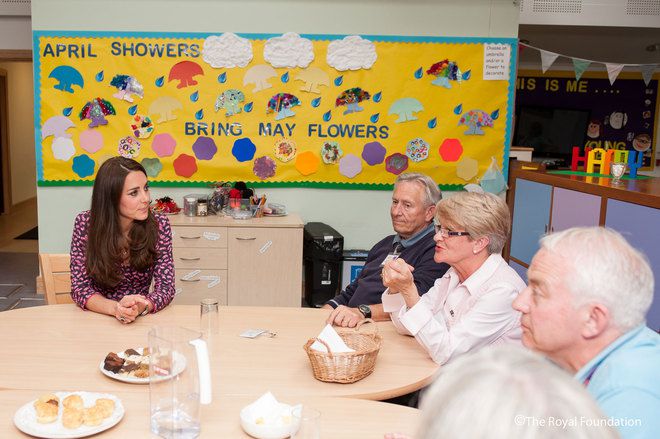 Херцогиня Кейт на посещение в детски хоспис