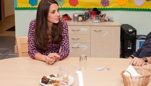 Херцогиня Кейт на посещение в детски хоспис