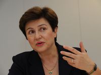 Kristalina georgieva v nachaloto na rabotata si kato evrokomisar 2010 g