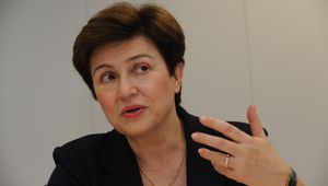 Кристалина Георгиева в началото на работата си като еврокомисар, 2010 г.