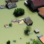 Хърватско село, пострадало от наводненията