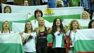 Българските волейболни фенове в Катовице