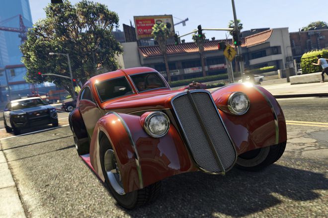 Retro avtomobil ot grand theft auto v