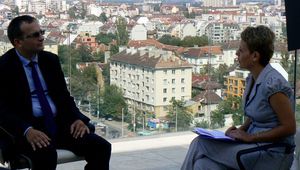 Мартин Димитров дава интервю