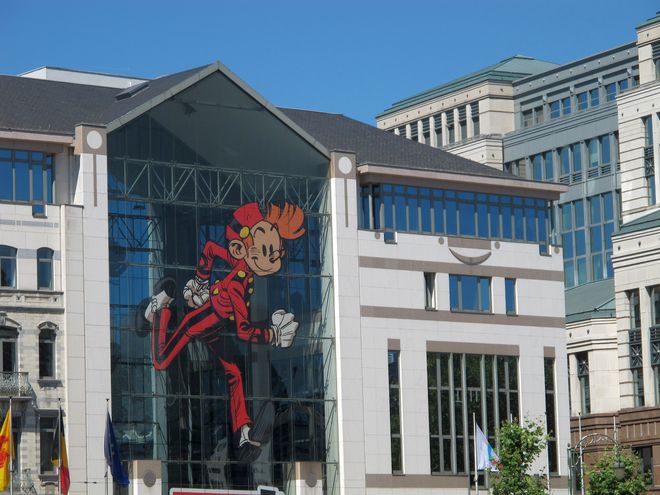 Спиру по маршрута на комиксовите герои в Брюксел