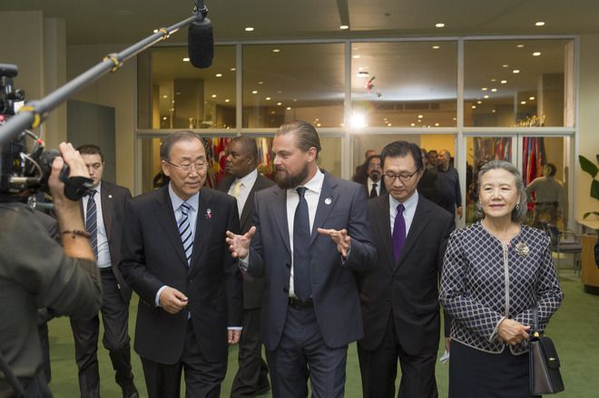 Леонардо ДиКаприо в ООН