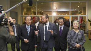 Леонардо ДиКаприо в ООН