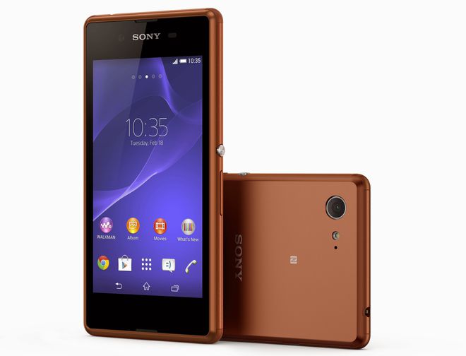 Sony Xperia Z3 с цвят на мед
