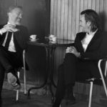 Кристоф Валц и Юън Макгрегър пият кафе в Портофино