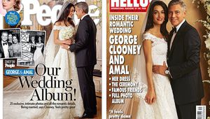 Сватбените корици на Джордж Клуни и Амал