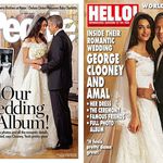 Сватбените корици на Джордж Клуни и Амал