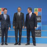 Барак Обама на срещата на НАТО в Уелс