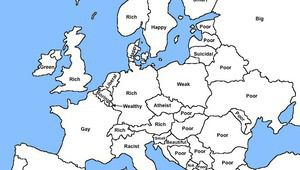 Европейските държави с една дума според американския "Гугъл"