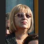 Цецка Цачева на протеста на СУ