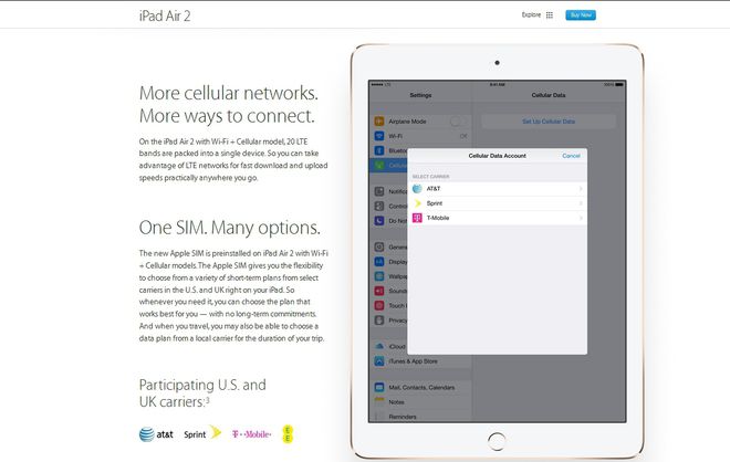 СИМ картата на "Епъл"