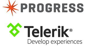 Емблемите на "Прогрес софтуер" и "Телерик"