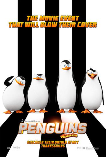 Пингвините от Мадагаскар - плакат