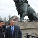 Борисов и лъвът на Лъвов мост