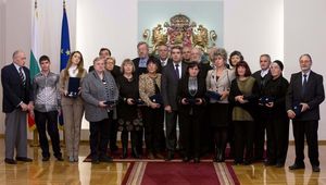 Президентът и лауреатите на орден "За гражданска заслуга", 10 ноември 2014 г.