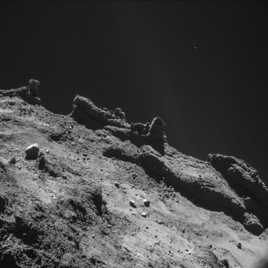 Пейзаж от кометата 67П/Чурюмов-Герасименко