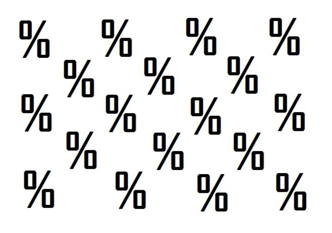 Процент, от лат. pro centum (на сто)