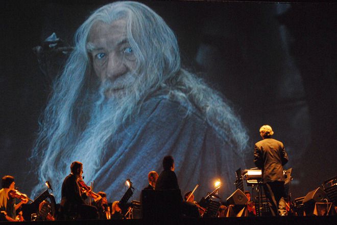 Gandalf i lord of the rings in concert