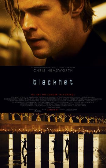 Крис Хемсуърт на плаката за Blackhat