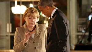 Меркел и Обама на срещата на Г-20